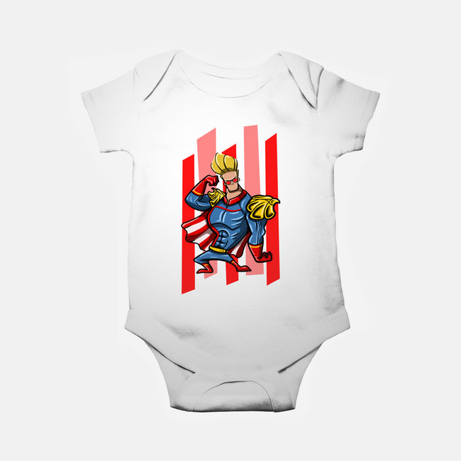 My New Hero-Baby-Basic-Onesie-nickzzarto