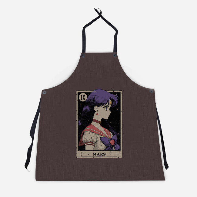 Mars Card-Unisex-Kitchen-Apron-Hafaell