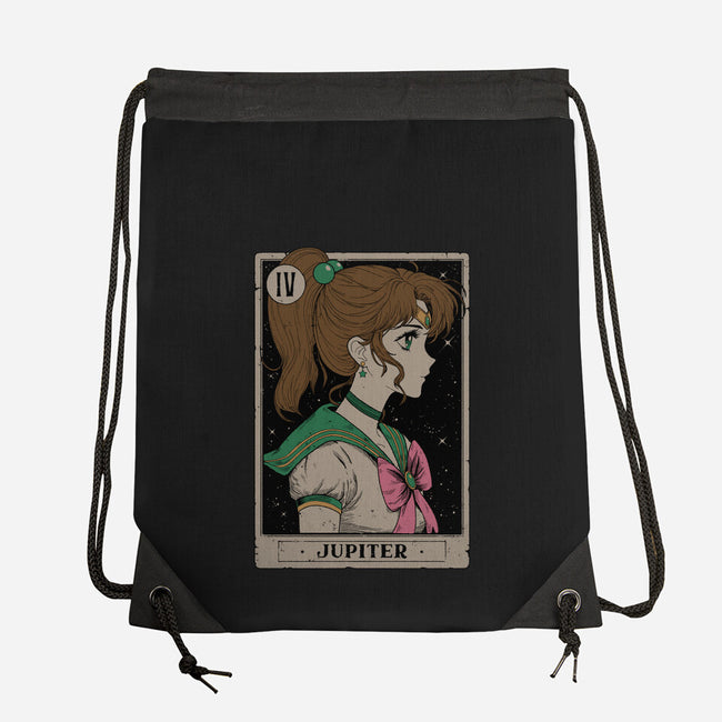 Jupiter Card-None-Drawstring-Bag-Hafaell