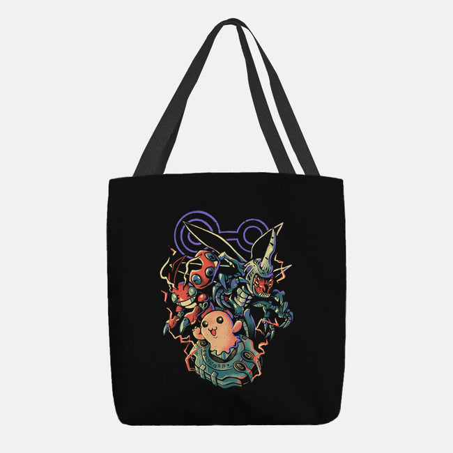 Digital Insect Evolution-None-Basic Tote-Bag-Arigatees