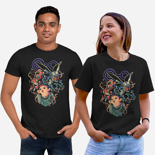 Digital Insect Evolution-Unisex-Basic-Tee-Arigatees