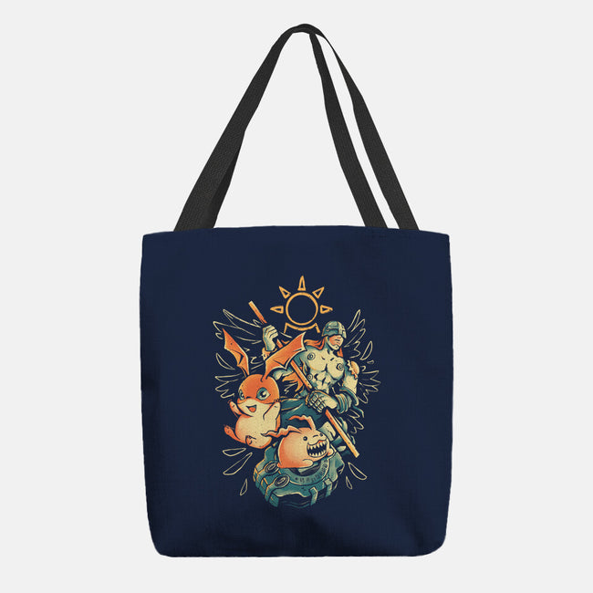 Digital Hamster Evolution-None-Basic Tote-Bag-Arigatees