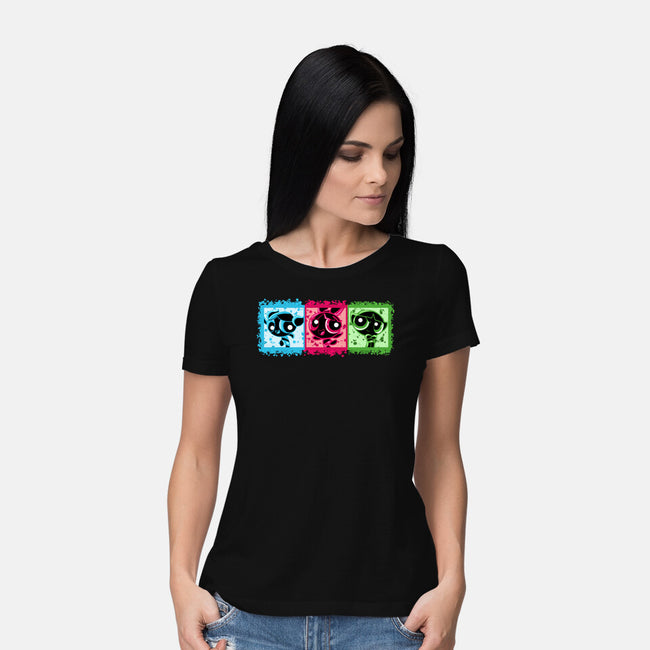 Super Sisters-Womens-Basic-Tee-nickzzarto