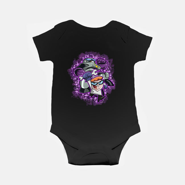 My Robot Battle-Baby-Basic-Onesie-nickzzarto