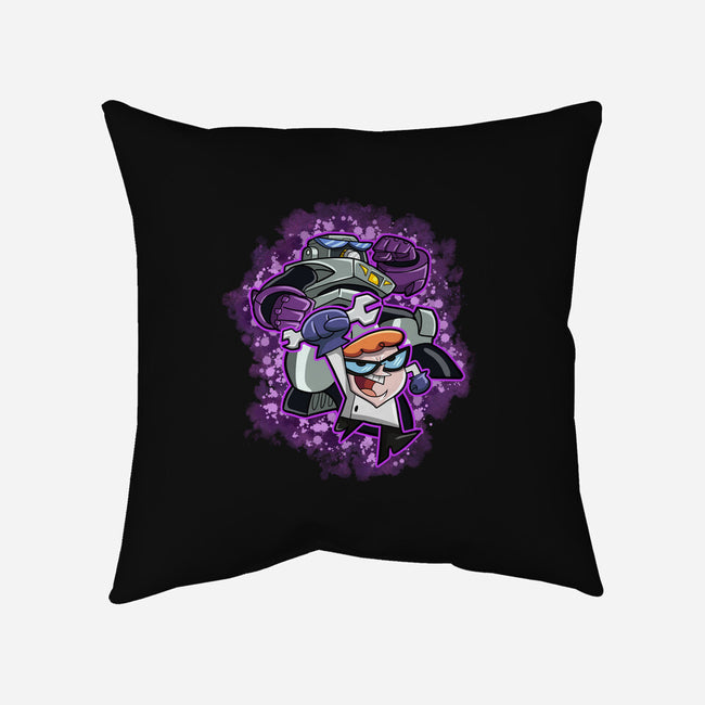 My Robot Battle-None-Non-Removable Cover w Insert-Throw Pillow-nickzzarto