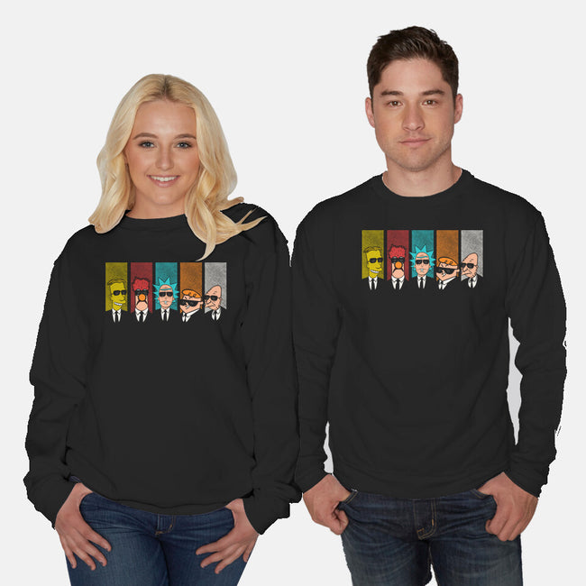 Reservoir Scientists-Unisex-Crew Neck-Sweatshirt-Melonseta