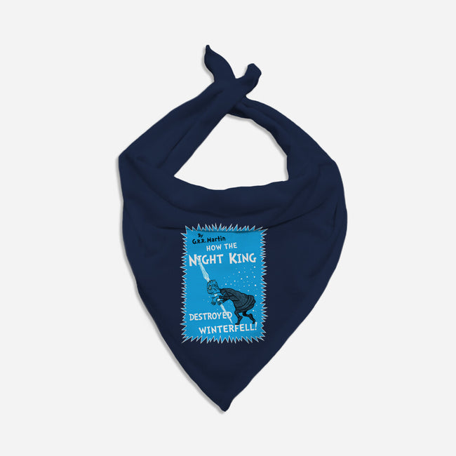 How The Night King-Cat-Bandana-Pet Collar-demonigote