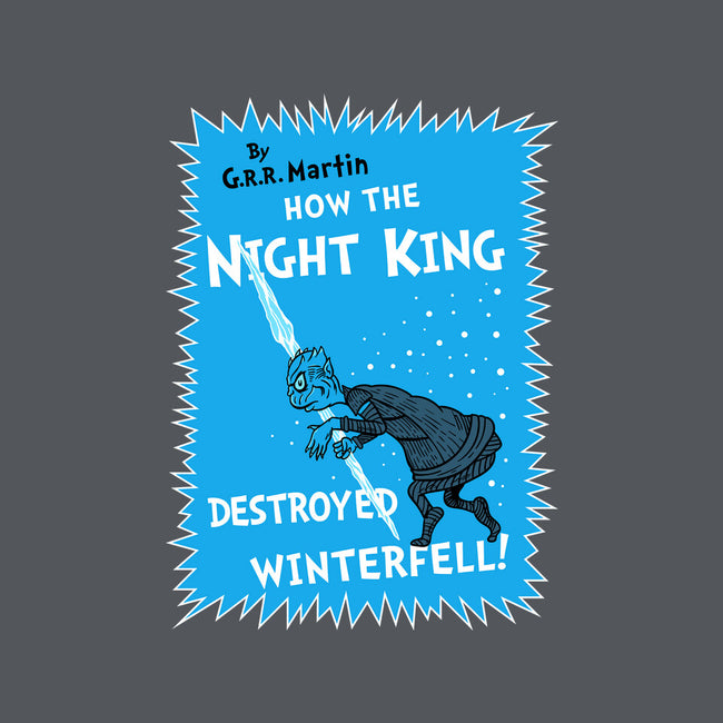 How The Night King-None-Removable Cover w Insert-Throw Pillow-demonigote