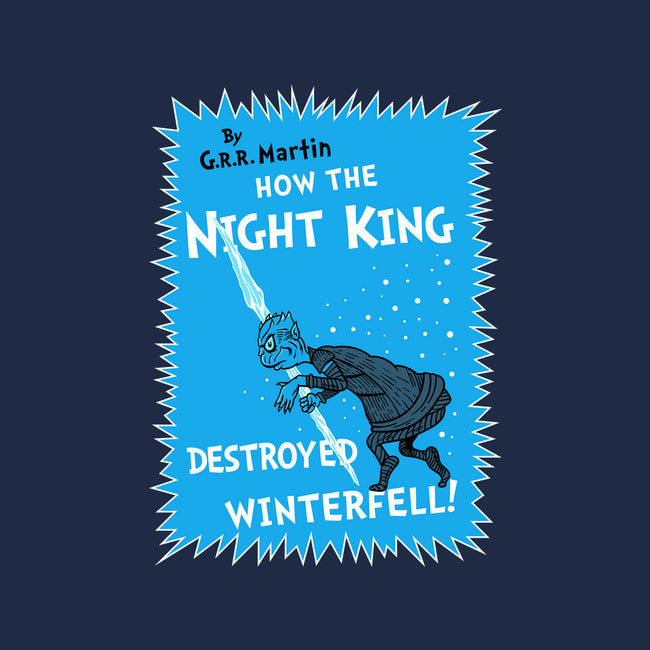 How The Night King-None-Non-Removable Cover w Insert-Throw Pillow-demonigote