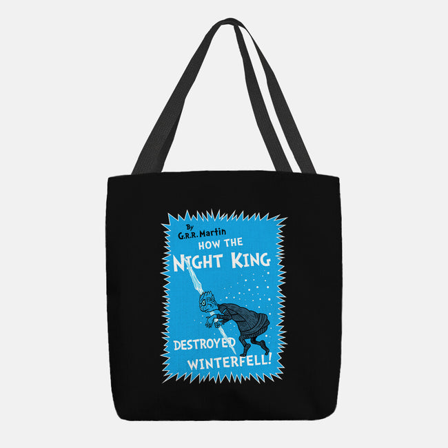 How The Night King-None-Basic Tote-Bag-demonigote