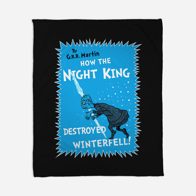 How The Night King-None-Fleece-Blanket-demonigote