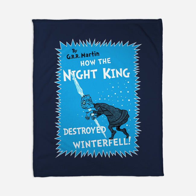 How The Night King-None-Fleece-Blanket-demonigote