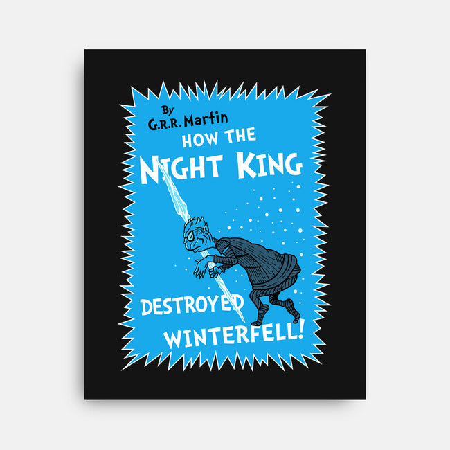 How The Night King-None-Stretched-Canvas-demonigote