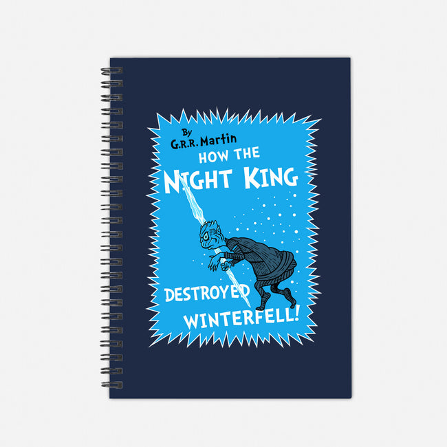 How The Night King-None-Dot Grid-Notebook-demonigote