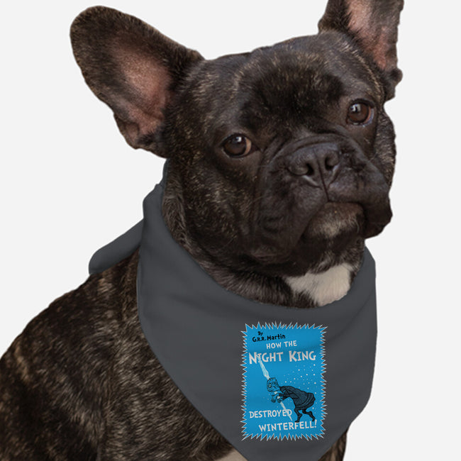 How The Night King-Dog-Bandana-Pet Collar-demonigote