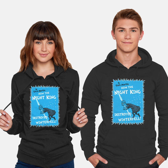 How The Night King-Unisex-Pullover-Sweatshirt-demonigote