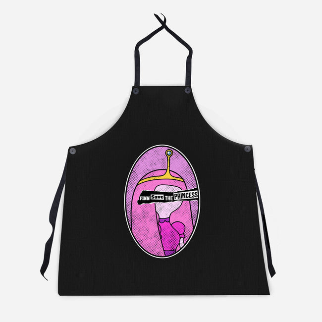 Finn Save Her-Unisex-Kitchen-Apron-demonigote