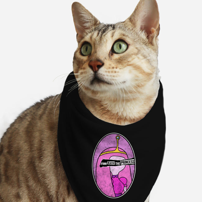 Finn Save Her-Cat-Bandana-Pet Collar-demonigote