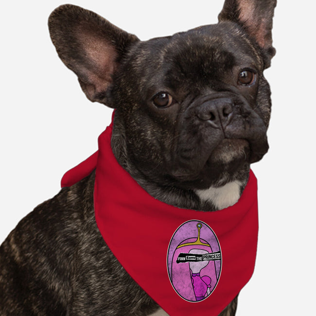 Finn Save Her-Dog-Bandana-Pet Collar-demonigote