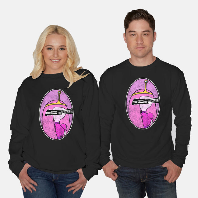 Finn Save Her-Unisex-Crew Neck-Sweatshirt-demonigote