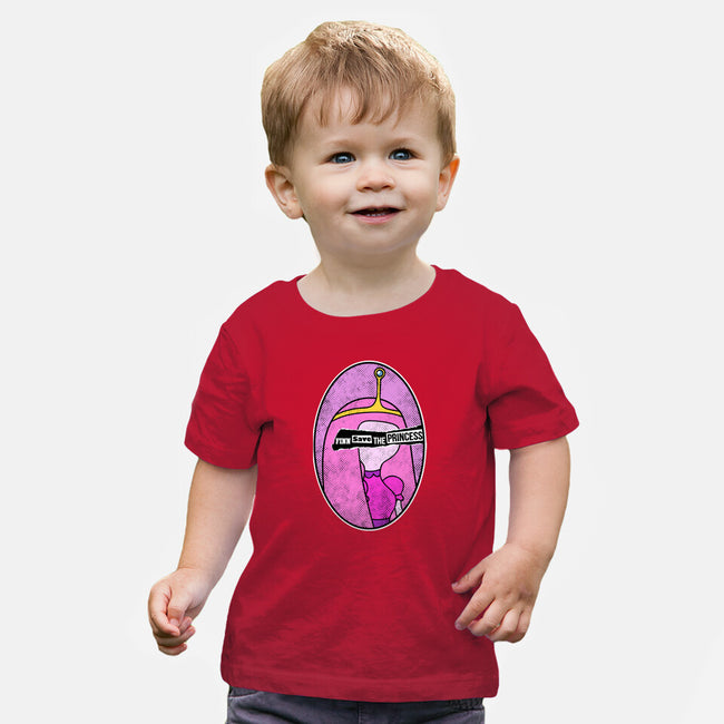 Finn Save Her-Baby-Basic-Tee-demonigote