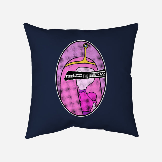 Finn Save Her-None-Non-Removable Cover w Insert-Throw Pillow-demonigote