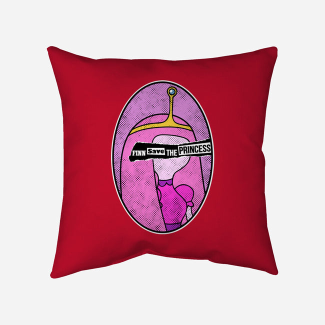 Finn Save Her-None-Removable Cover w Insert-Throw Pillow-demonigote