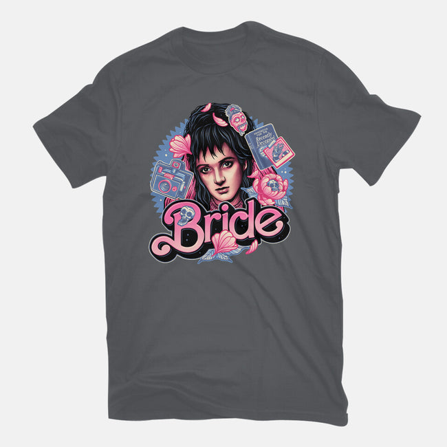 The Pink Bride-Womens-Fitted-Tee-glitchygorilla