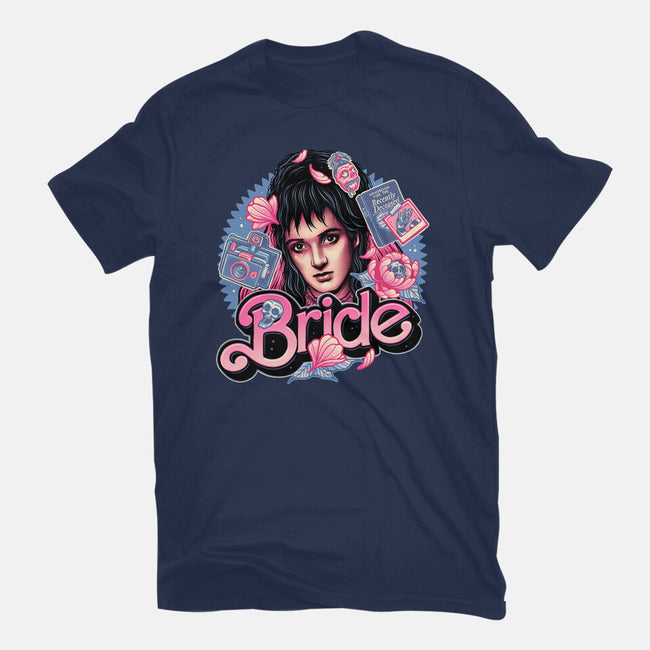 The Pink Bride-Womens-Fitted-Tee-glitchygorilla