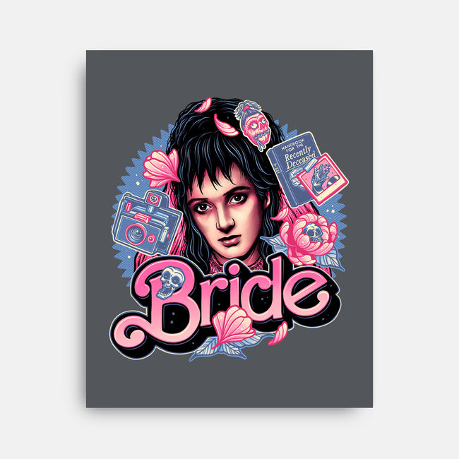 The Pink Bride-None-Stretched-Canvas-glitchygorilla