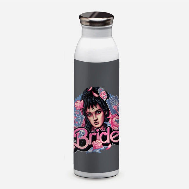 The Pink Bride-None-Water Bottle-Drinkware-glitchygorilla