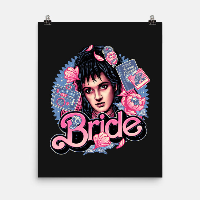 The Pink Bride-None-Matte-Poster-glitchygorilla