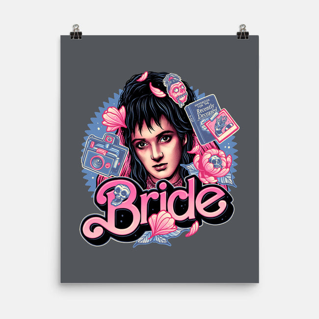 The Pink Bride-None-Matte-Poster-glitchygorilla