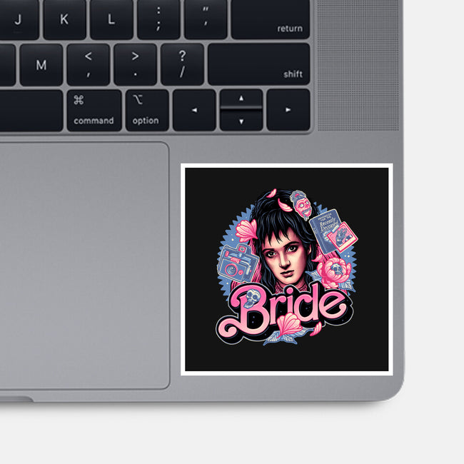 The Pink Bride-None-Glossy-Sticker-glitchygorilla