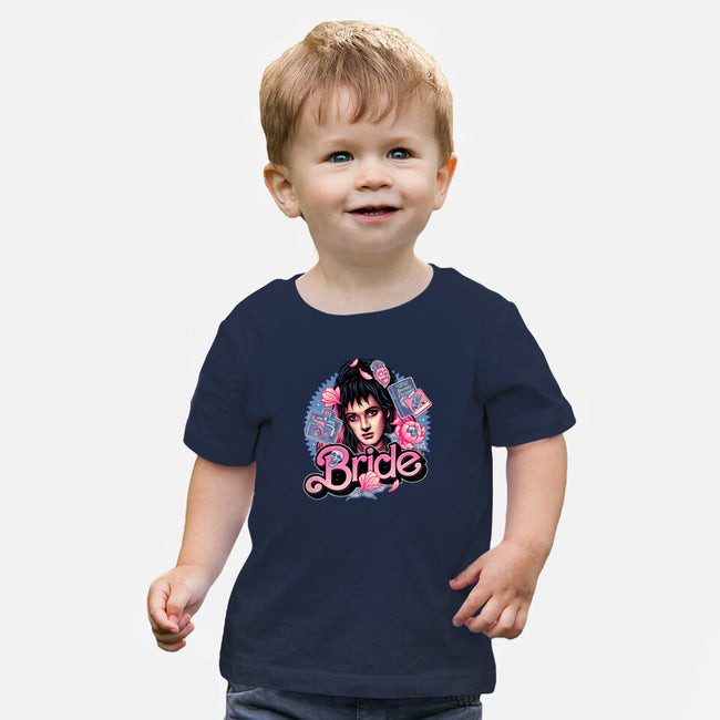 The Pink Bride-Baby-Basic-Tee-glitchygorilla