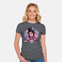 The Pink Bride-Womens-Fitted-Tee-glitchygorilla