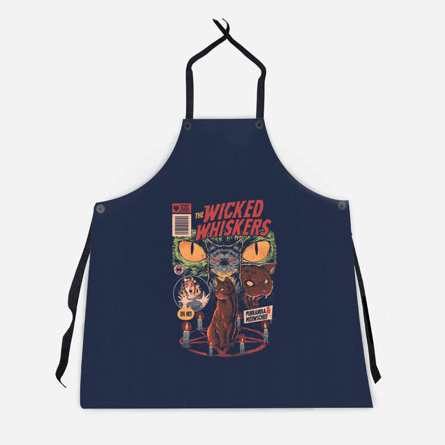 Wicked Whiskers-Unisex-Kitchen-Apron-eduely