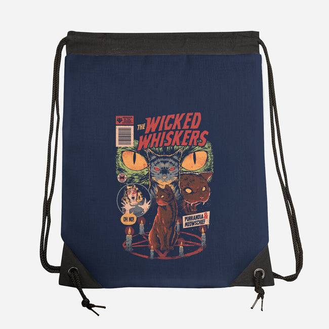 Wicked Whiskers-None-Drawstring-Bag-eduely