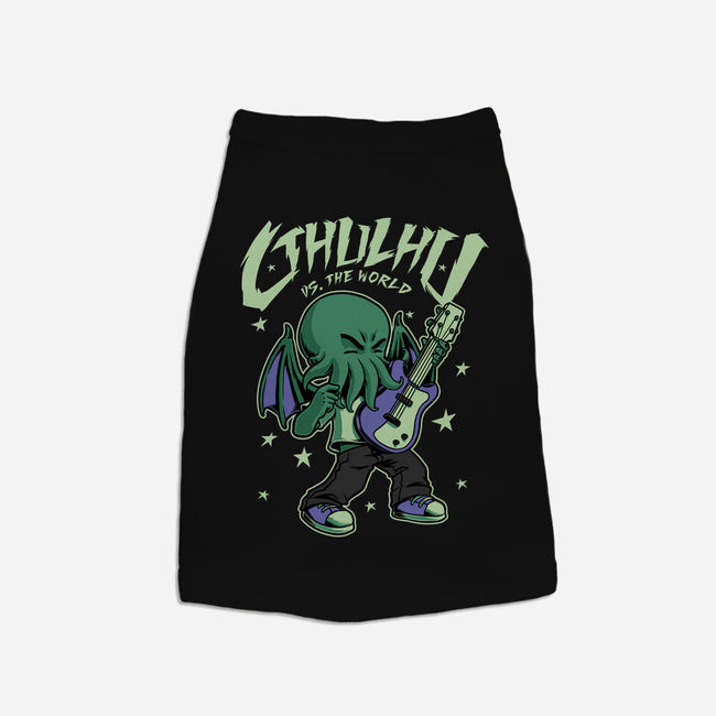 Cthulhu Guitar Comic-Cat-Basic-Pet Tank-Studio Mootant