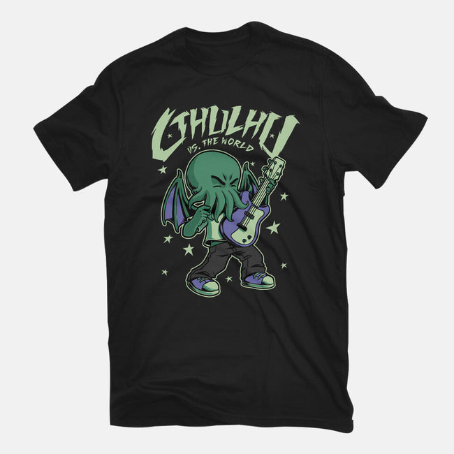 Cthulhu Guitar Comic-Womens-Basic-Tee-Studio Mootant