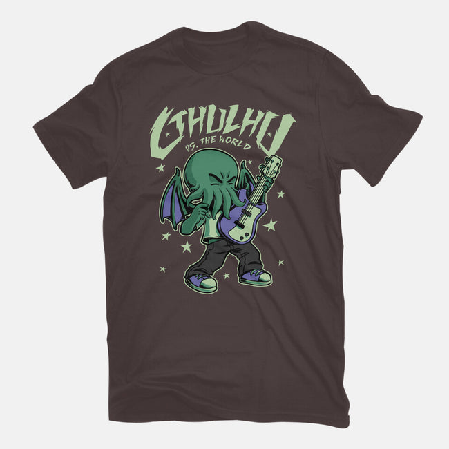 Cthulhu Guitar Comic-Womens-Basic-Tee-Studio Mootant