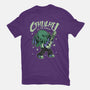 Cthulhu Guitar Comic-Womens-Fitted-Tee-Studio Mootant