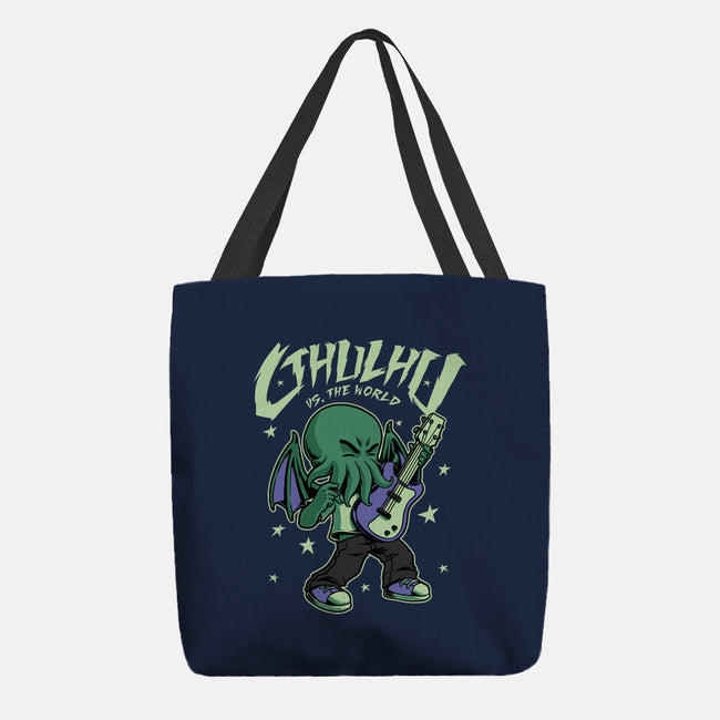 Cthulhu Guitar Comic-None-Basic Tote-Bag-Studio Mootant