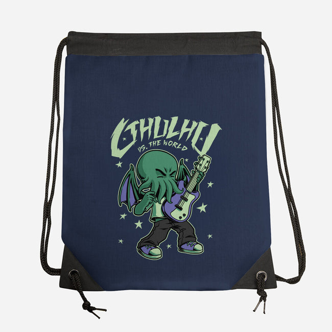 Cthulhu Guitar Comic-None-Drawstring-Bag-Studio Mootant