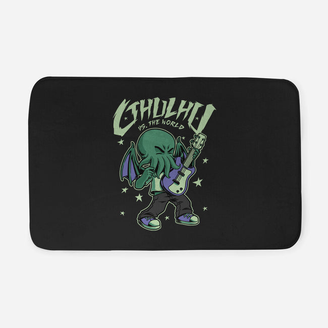 Cthulhu Guitar Comic-None-Memory Foam-Bath Mat-Studio Mootant