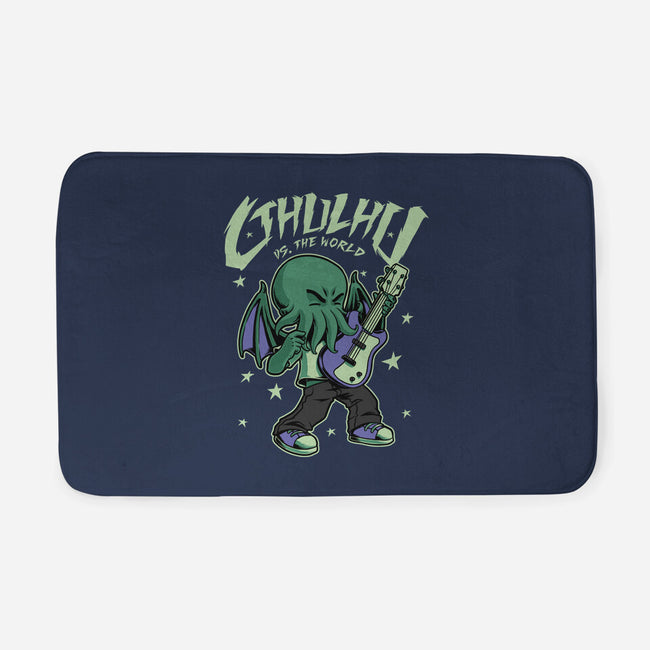 Cthulhu Guitar Comic-None-Memory Foam-Bath Mat-Studio Mootant