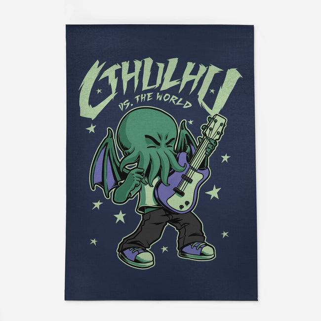 Cthulhu Guitar Comic-None-Indoor-Rug-Studio Mootant