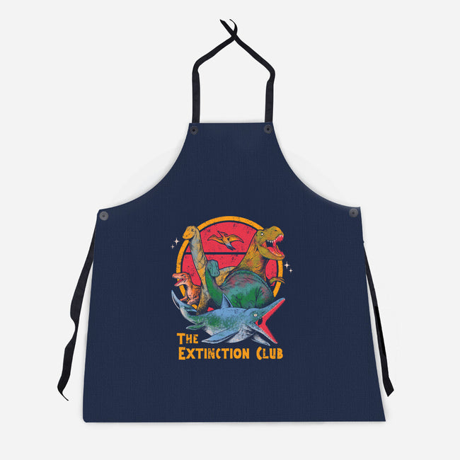 The Extinction Club-Unisex-Kitchen-Apron-tobefonseca