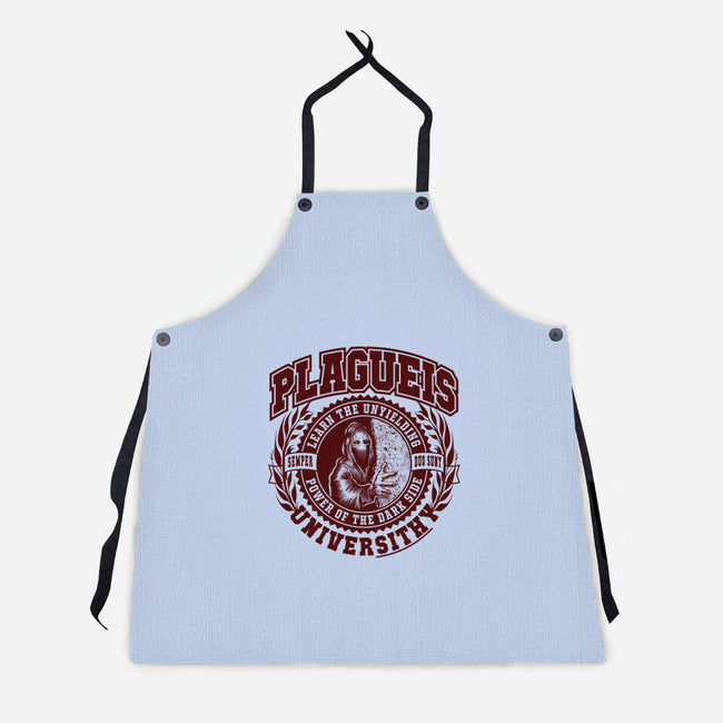 Plagueis Universithy-Unisex-Kitchen-Apron-Wheels