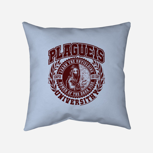 Plagueis Universithy-None-Non-Removable Cover w Insert-Throw Pillow-Wheels